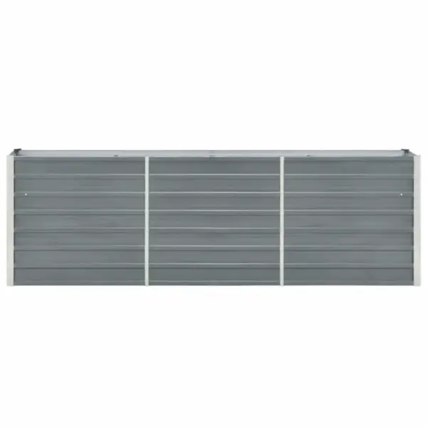 Tsingitud terasest taimelava, hall, 240 x 40 x 77 cm – 4