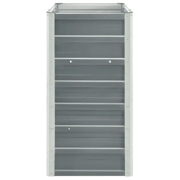 Tsingitud terasest taimelava, hall, 240 x 40 x 77 cm – 5