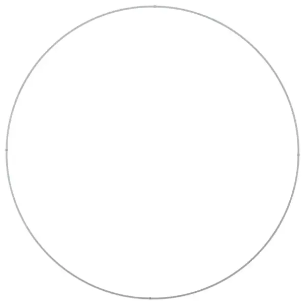 Tsinkterasest istutusrõngaste komplekt, 5 tk, hõbedane, 120 x 120 x 20 cm – 7