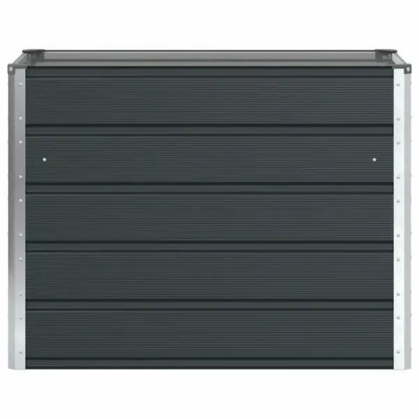 Tööstusliku stiiliga taimekast, antratsiitne kuumtsingitud teras, 480 x 50 x 45 cm – 4