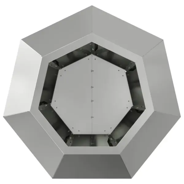 Tsinkterasest taimekast, hõbedane, 50 x 50 x 40 cm – 6