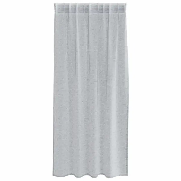 Läbipaistvad tüllkardinad, 2 tk, tumehall polüester, 175 x 140 cm - 4