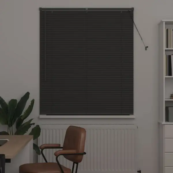 Alumiiniumist Veneetsia ruloo, tumehall, 130 x 110 cm – 3