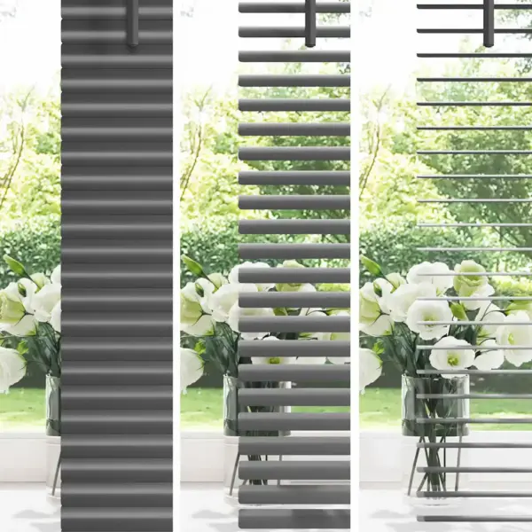 Alumiiniumist Veneetsia ruloo, tumehall, 130 x 110 cm – 4