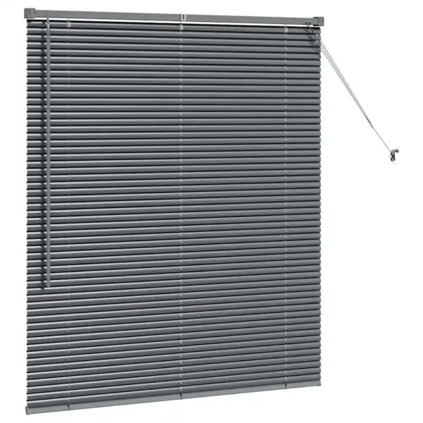 Alumiiniumist Veneetsia ruloo, tumehall, 130 x 110 cm – 5