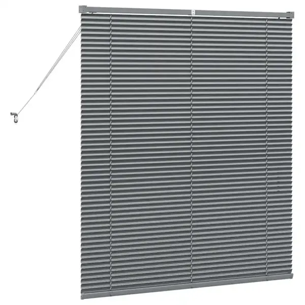 Veneetsia ruloo, tumehall alumiinium, 130 x 120 cm – 7