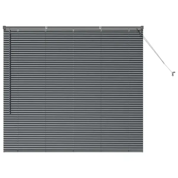 Alumiiniumist Veneetsia ruloo, tumehall, 130 x 145 cm - 2