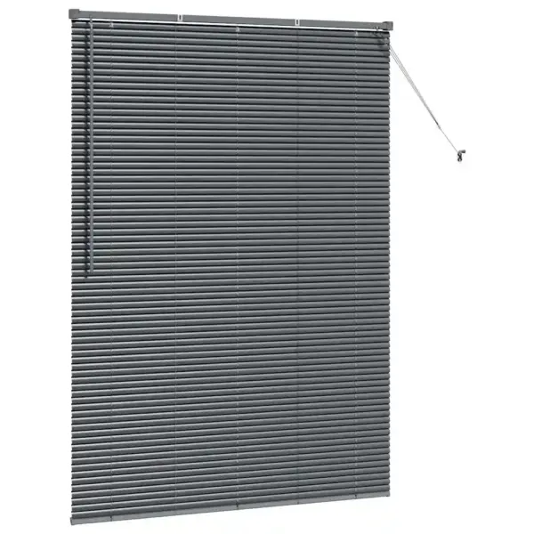 Alumiiniumist Veneetsia ruloo, tumehall, 175 x 125 cm - 5