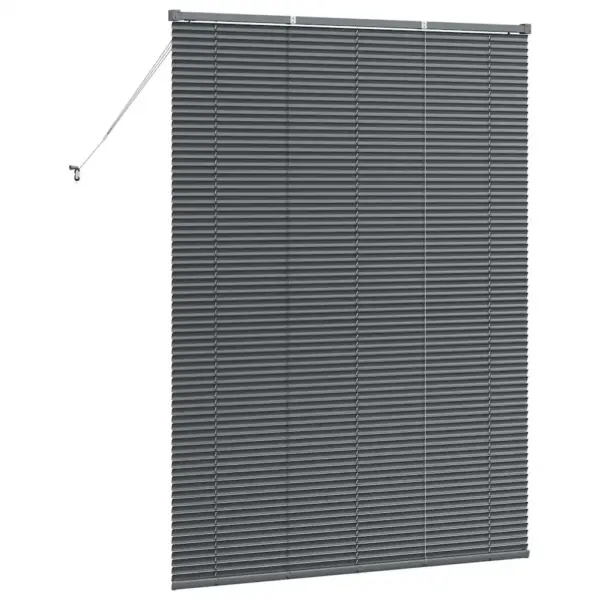 Alumiiniumist Veneetsia ruloo, tumehall, 175 x 125 cm - 7