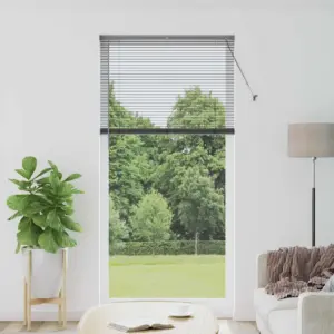 Alumiiniumist Veneetsia ruloo, tumehall, 220 x 105 cm