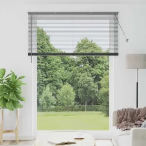 Alumiiniumist Veneetsia ruloo, tumehall, 220 x 155 cm