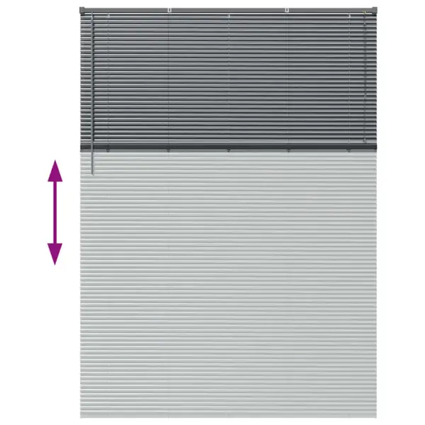 Alumiiniumist Veneetsia ruloo, tumehall, 220 x 155 cm – 12