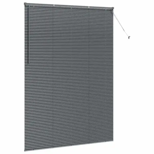 Alumiiniumist Veneetsia ruloo, tumehall, 220 x 155 cm – 5