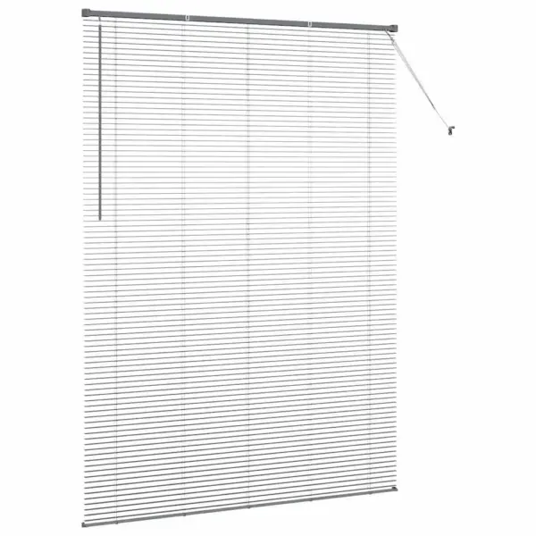 Alumiiniumist Veneetsia ruloo, tumehall, 220 x 155 cm – 6