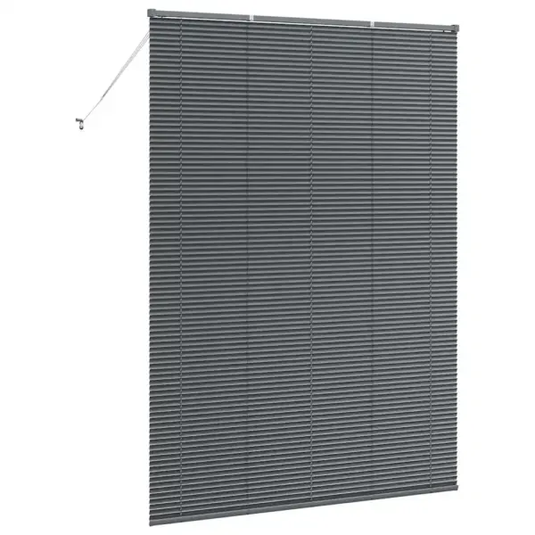 Alumiiniumist Veneetsia ruloo, tumehall, 220 x 155 cm – 7