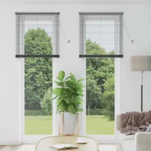 Alumiiniumist Veneetsia ruloo, tumehall, 220 x 75 cm