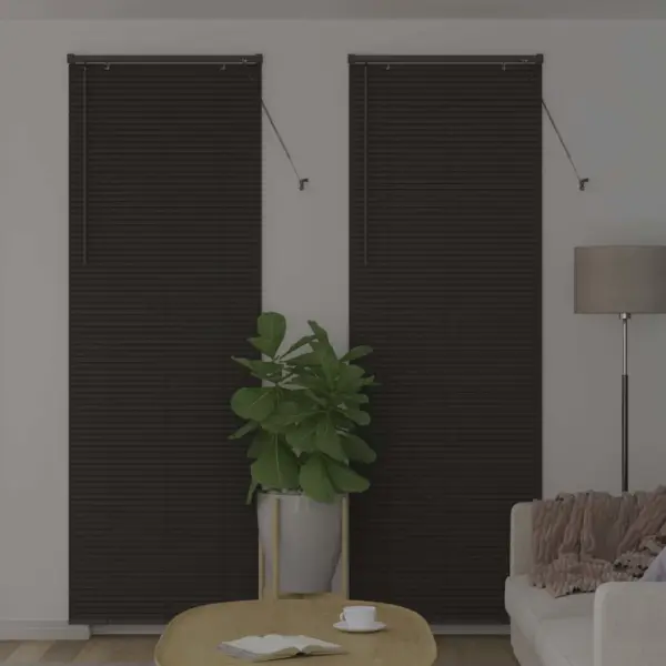 Alumiiniumist Veneetsia ruloo, tumehall, 220 x 80 cm, aknaraami sisse paigaldatav – 3