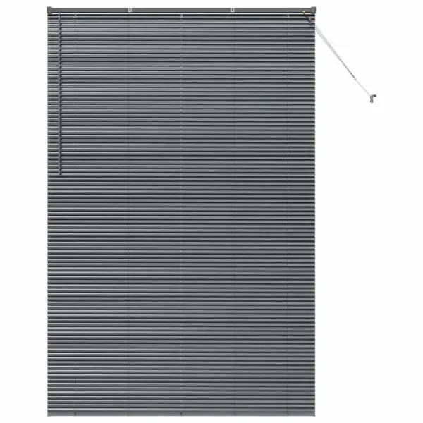 Alumiiniumist Veneetsia ribakardin, tumehall, 220 x 140 cm – 2