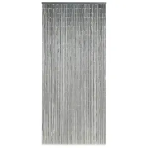 Putukavastane bambusest uksekardin, tumehall, 90 x 200 cm