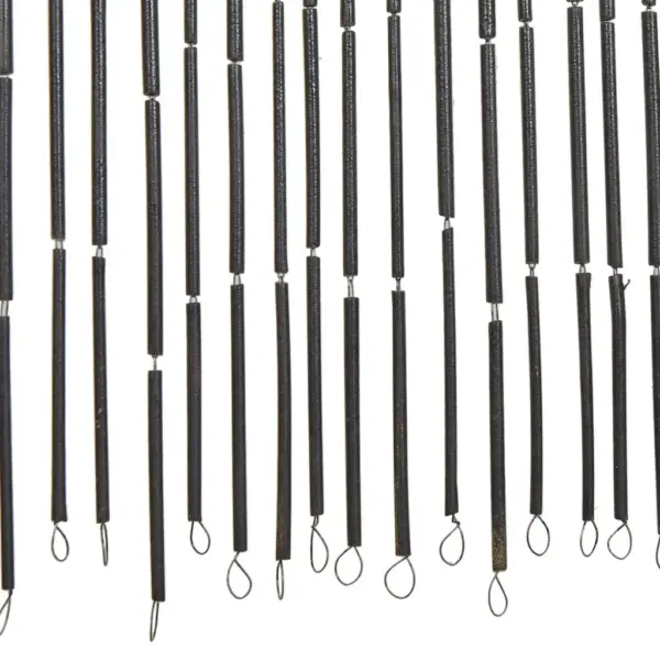 Putukavastane bambusest uksekardin, tumehall, 90 x 200 cm – 5