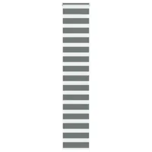 Päev-öö sebra ruloo aknale, tumehall, 50 x 200 cm, 100% polüester