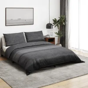 Tumehall 100% puuvillane voodipesukomplekt, tekikott 200 x 200 cm, 2 padjapüüri 65 x 65 cm