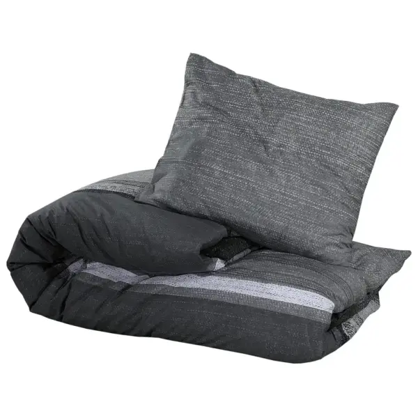 Tumehall 100% puuvillane voodipesukomplekt, tekikott 200 x 200 cm, 2 padjapüüri 65 x 65 cm – 3