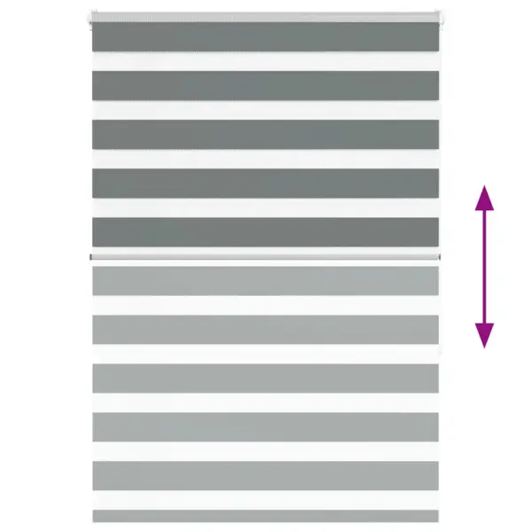 Tumehall sebra ruloo 130 x 150 cm, 100% polüester – 5