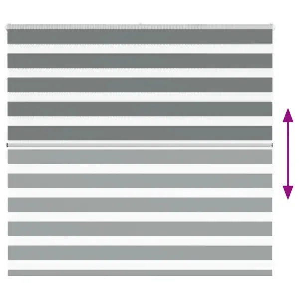 Tumehall sebra ruloo triibulise kangaga, 155 x 150 cm, polüester – 5