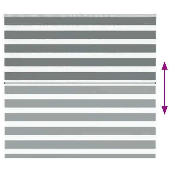 Tumehall sebra ruloo aknale, 160 x 100 cm, polüester, kettmehhanismiga – 5