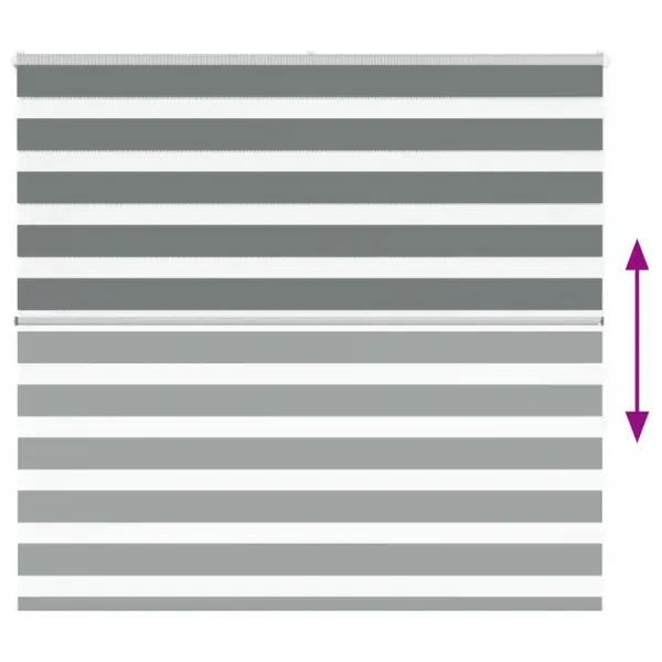 Tumehall sebra ruloo kettmehhanismiga, 160 x 150 cm, 100% polüester – 5