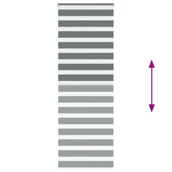 Tumehall sebra ruloo kettmehhanismiga, 75 x 230 cm, 100% polüester – 5