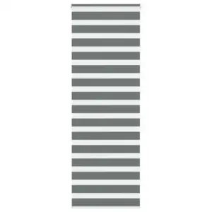 Triibuline sebra ruloo privaatsuseks, tumehall, 85 x 230 cm, 100% polüester