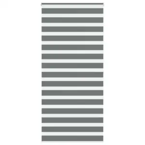 Tumehall sebra ruloo triibulise kangaga, 95 x 200 cm, 100% polüester, alumiiniumsiin