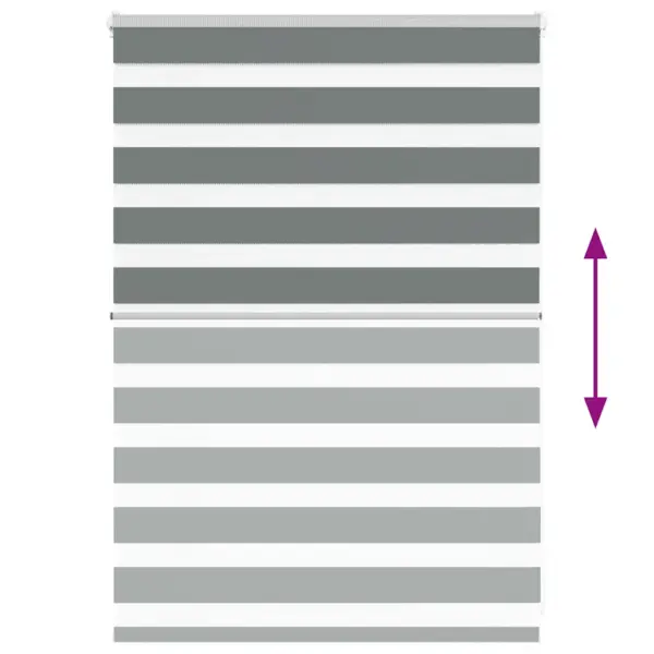 Tumehall sebra rulookardin kettmehhanismiga, 100 x 100 cm, 100% polüester – 5