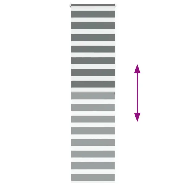 Tumehall sebra rulookardin 70 x 200 cm, kanga laius 65,9 cm, polüester – 5