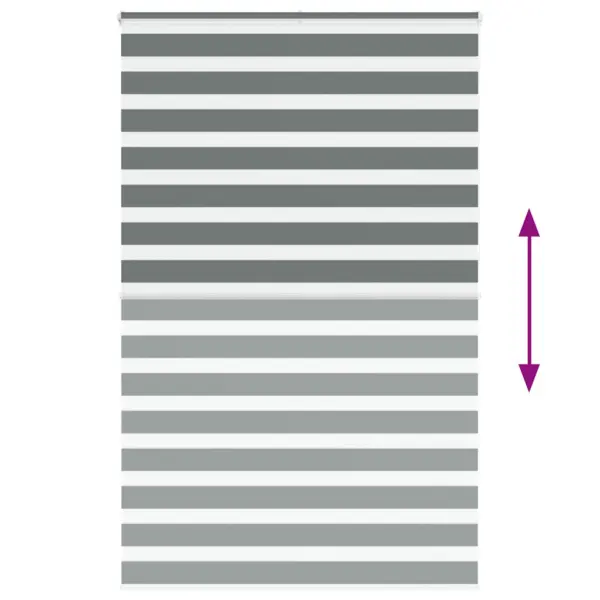 Tumehall sebraruloo kettmehhanismiga, 140 x 230 cm, 100% polüester – 5