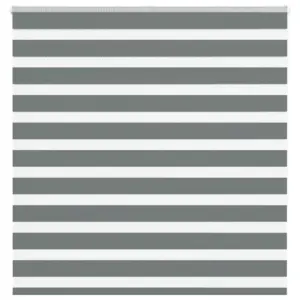 Tumehall sebraruloo privaatsuse ja valguse reguleerimiseks, 150 x 150 cm, 100% polüester, alumiiniumsiiniga, kettmehhanismiga