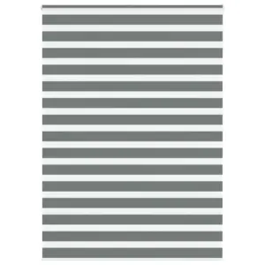 Tumehall sebraruloo kettmehhanismi ja alumiiniumsiiniga, 160 x 200 cm, polüester