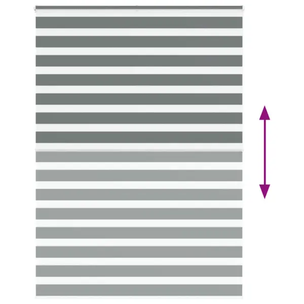 Tumehall sebraruloo kettmehhanismi ja alumiiniumsiiniga, 160 x 200 cm, polüester – 5