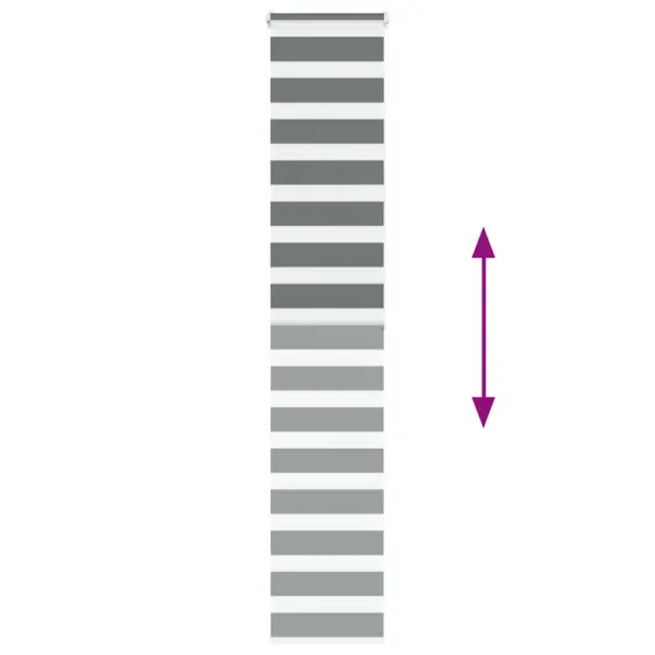 Tumehall sebraruloo päev-öö, 45 x 200 cm, polüester – 5