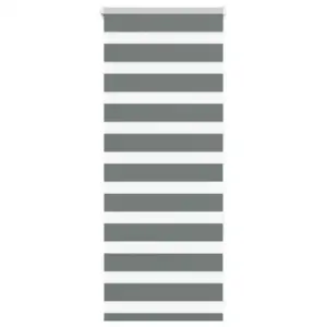 Tumehall sebraruloo 55 x 100 cm, polüester, kahe paigaldusviisiga