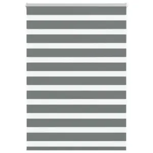 Tumehall sebraruloo läbipaistvate ja läbipaistmatute ribadega, 95 x 150 cm