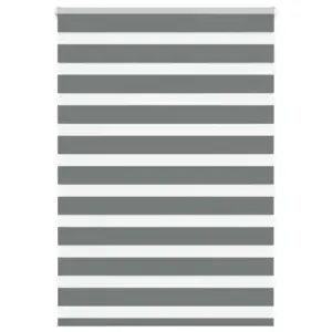 Tumehall triibuline päev-öö ruloo, 100 x 150 cm, polüester, kanga laius 95,9 cm