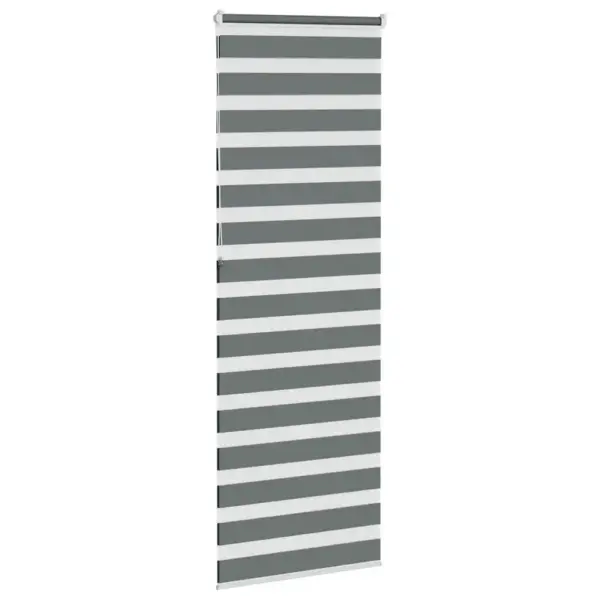 Triibuline sebraruloo tumehall, 70 x 230 cm, polüester, kettmehhanismiga – 4