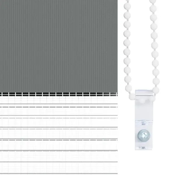 Triibuline sebraruloo tumehall, 70 x 230 cm, polüester, kettmehhanismiga – 9