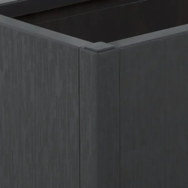 Võrega taimekast ronitaimedele, tumehall PP, 80 x 36 x 140 cm, 80 l – 7