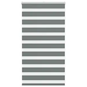 Triibuline zebra ruloo, tumehall, 80 x 100 cm, 100% polüester