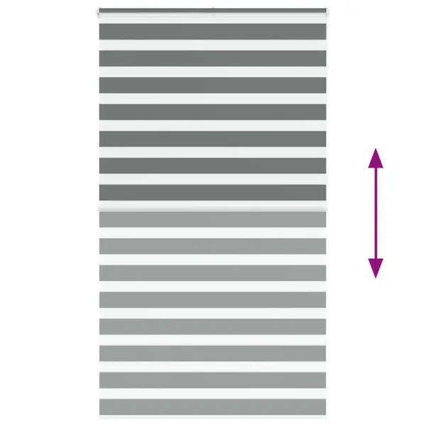 Tumehall zebraruloo kettmehhanismiga, 120 x 200 cm, polüester – 5