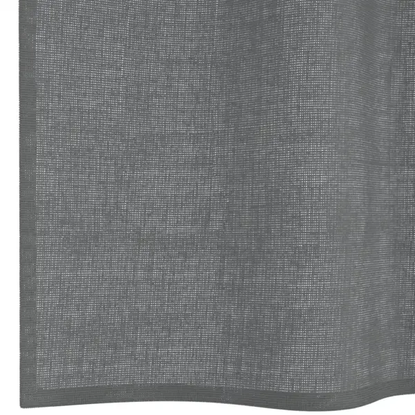 Poolläbipaistvad aasadega voile kardinad, tumehall, 2 tk, 140 x 225 cm – 6